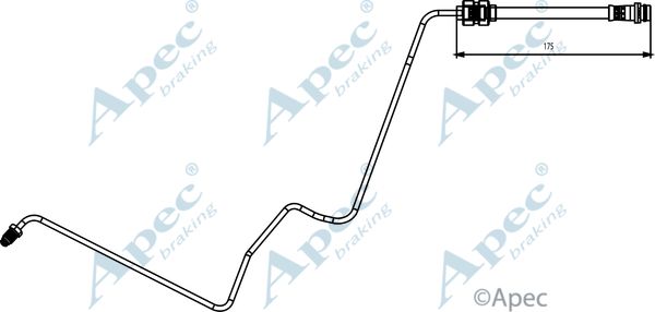 APEC BRAKING Тормозной шланг HOS3835